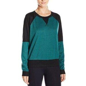 Steve Madden Sweatshirt Womens S Pullover Black Teal Comfortable